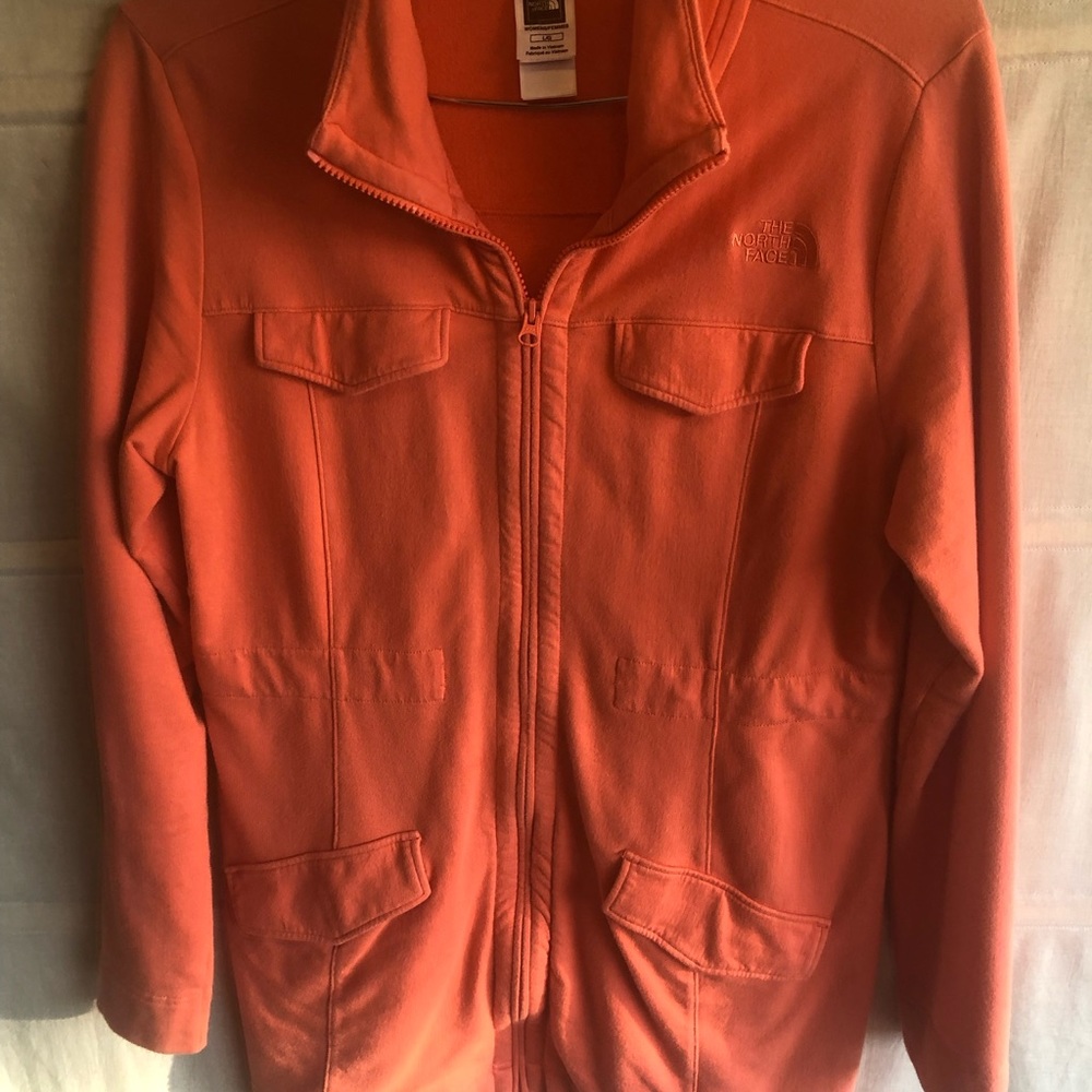 Orange North face Jacket